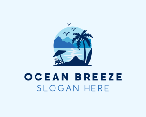 Summer Beach Resort  logo design