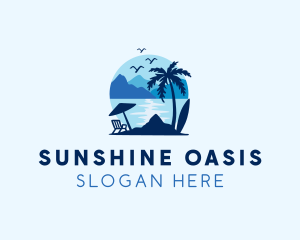Summer Beach Resort  logo design