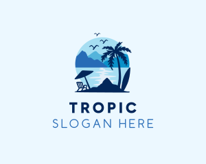 Summer Beach Resort  logo design