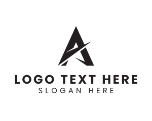 Strategist - Simple Abstract Letter A logo design
