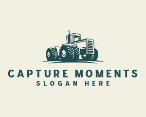 Tractor Farming Harvest Logo