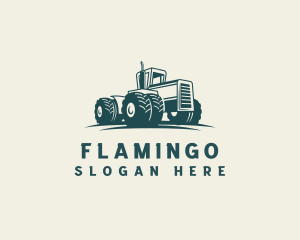 Tractor Farming Harvest Logo