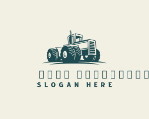 Plower - Tractor Farming Harvest logo design