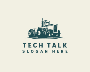 Truck - Tractor Farming Harvest logo design