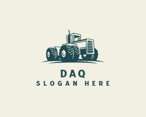 Truck - Tractor Farming Harvest logo design