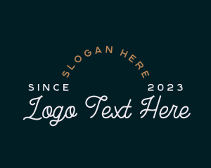Crafting - Cursive Handwriting Business logo design