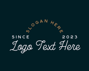 Souvenir Store - Cursive Handwriting Business logo design