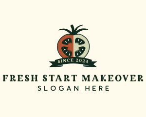 Homegrown Healthy Tomato logo design