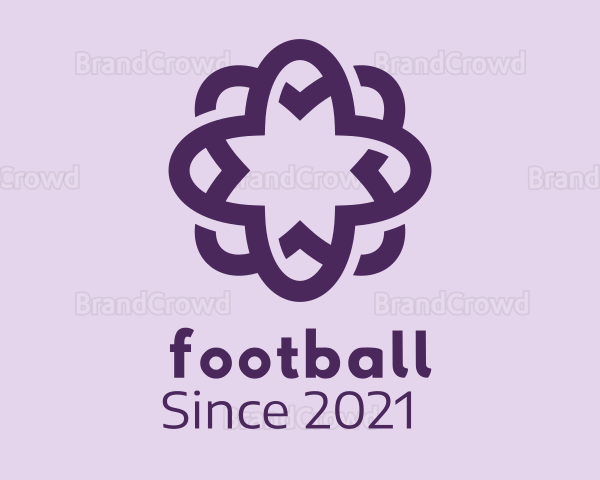Violet Flower Massage Logo