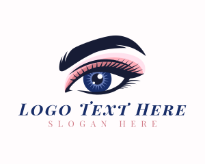 Eyebrow - Beauty Eye Makeup logo design