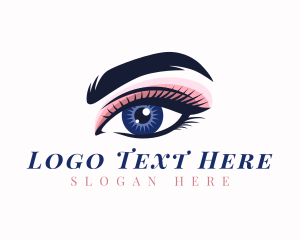 Pretty - Beauty Eye Makeup logo design