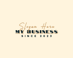 Elegant Cursive Business Logo