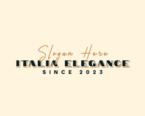 Elegant Cursive Business logo design