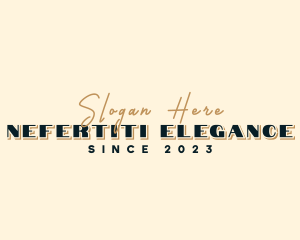 Elegant Cursive Business logo design