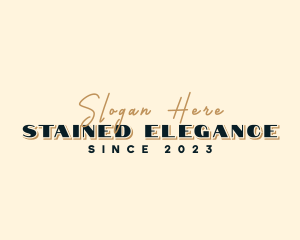 Elegant Cursive Business logo design