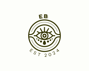 Fortune Telling - Spiritual Moon Eye logo design