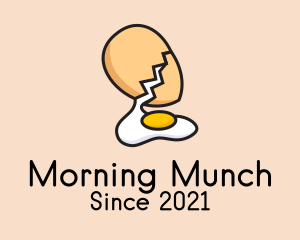 Brunch - Organic Egg Yolk logo design