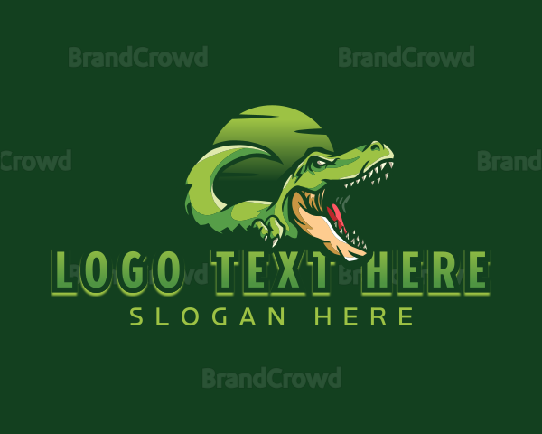 Dinosaur  Monster Creature Logo