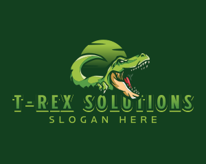 Tyrannosaurus - Dinosaur  Monster Creature logo design