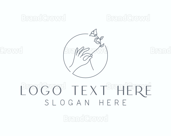 Wedding Flower Arrangement Logo