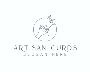 Wedding Flower Arrangement logo design