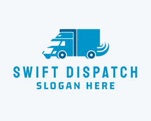 Dispatcher - Freight Transportation Truck logo design