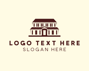 Tourist - Mansion Architecture Landmark logo design