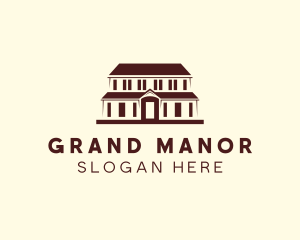 Mansion - Mansion Architecture Landmark logo design