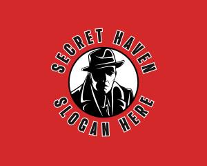 Secret Agent Detective logo design