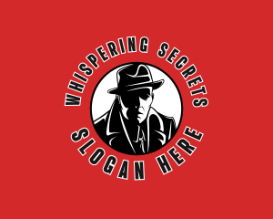 Secret Agent Detective logo design