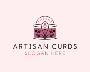 Candle Spa Decor logo design