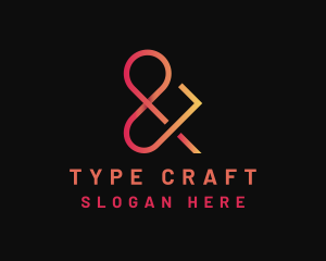 Type - Upscale Ampersand Type logo design