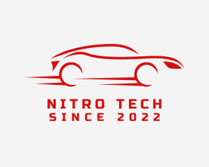 Nitro - Nitro Sports Car logo design