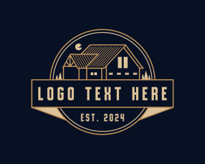 Cabin - Cabin Roof Carpentry logo design