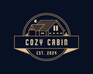 Cabin - Cabin Roof Carpentry logo design