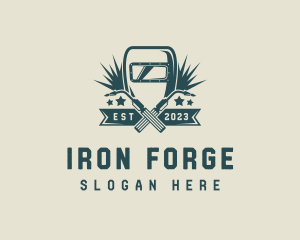 Welder Ironworks Fabrication logo design