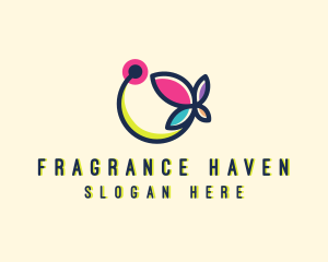 Floral Butterfly Garden logo design