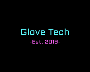 Neon Tech Wordmark logo design