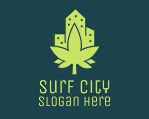 Weed City Building  logo design