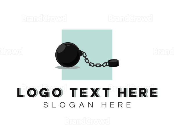 Prison Leg Weight Restraints Logo | BrandCrowd Logo Maker