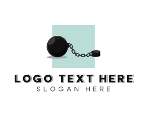 Suspect - Prison Leg Weight Restraints logo design
