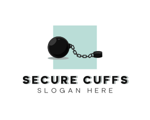 Prison Leg Weight Restraints logo design