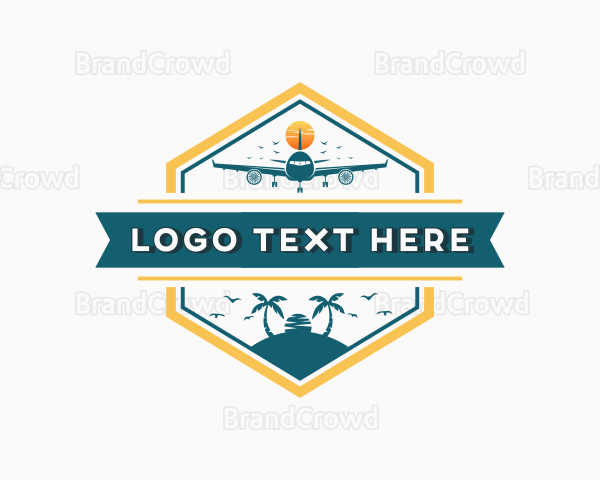 Airplane Travel Aviation Logo