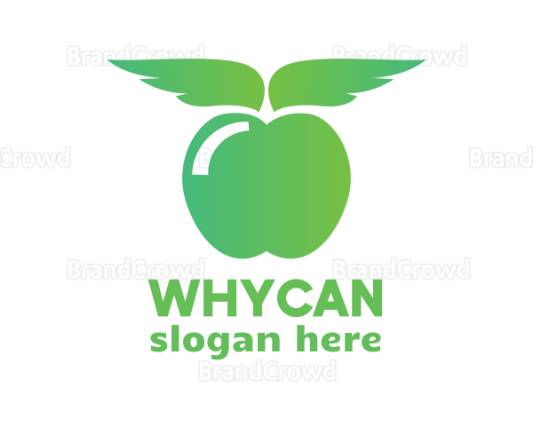 Gradient Apple Wing Logo