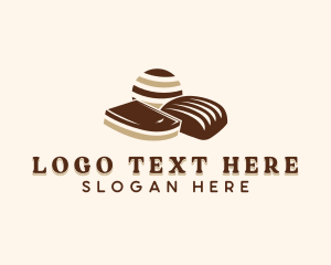 Cocoa Bean - Sweet Chocolate Candy logo design
