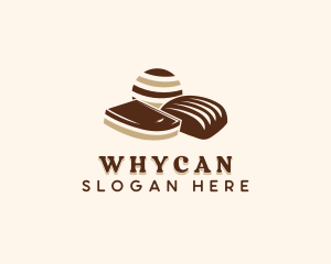 Sweet Chocolate Candy Logo