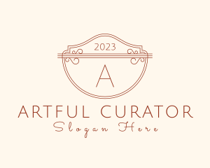 Classic Ornate Shield Boutique logo design