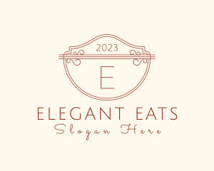 Classic Ornate Shield Boutique logo design