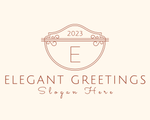 Classic Ornate Shield Boutique logo design