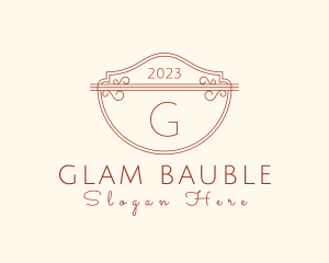 Classic Ornate Shield Boutique logo design